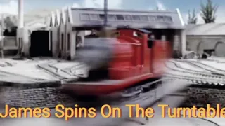 Trampy Movie Flying Kipper Clip Remake: James Spins On The Turntable