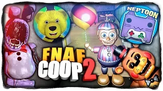 ЭПИЧНО ПРОХОДИМ 5 НОЧЬ! МЫ ОФИГЕЛИ ОТ ТОГО ЧТО В КОНЦЕ! ✅ НЕПТУН И FNAF PLAY В FNAF COOP 2