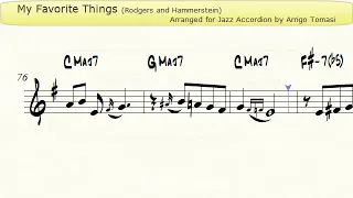 My Favorite Things (Rodgers and Hammerstein) - Jazz Accordion Sheet music
