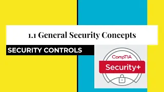 CompTIA Security+ SY0-701 Certification Video Series | Types of Security Controls 1.1