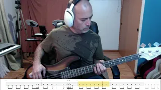 Rush - Time Stand Still [Bass Cover + Tabs]