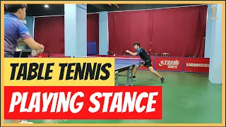 Table Tennis Playing Stance - How low we need to be??