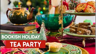 How to Host a Bookish Holiday Tea Party with Themed Food, Drinks, Decorations & Activities