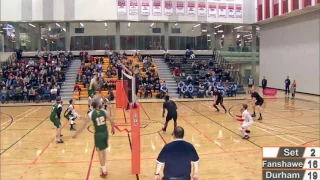 2017 OCAA Mens Volleyball Championships - Durham vs Fanshawe Highlights