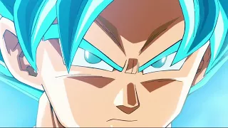 Goku Becomes Super Saiyan Blue For The First TIme [ Resurrection F]