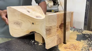 Top Notch Woodworking Skills From Twigs And Hardwoods // Very Unique Beautiful Table Design // DIY