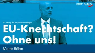 Martin Böhm: EU-Knechtschaft? Ohne uns!