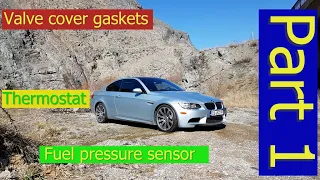 BMW E92/E9x M3 valve cover gasket replacement part 1.