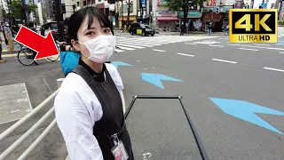 A cute Japanese girl Momo-chan guided me around Asakusa by rickshaw😊 | Rickshaw in Asakusa, Tokyo