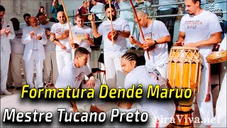 Dendê Maruô - Roda de Capoeira Mestre Tucano Preto São Paulo - Batizado e Formatura Mestre Tatuagem