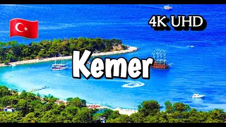 TURKEY - Kemer 2023. 4K Drone Footage. City / Sights / People. Relaxing Music