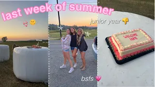 VLOG: last few days of summer before junior year *REUNITING WITH MY BSF, SPACE NEEDLE, FAIR* 👙🌞