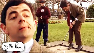 Playing GOLF | Mr Bean Funny Clips | Mr Bean Official