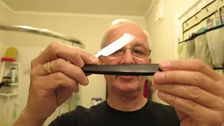 Эксперимент. Бритьё опасной бритвой Medaille Bouyerce 82 straight razor shaving