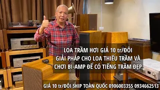 Giải pháp cho tiếng trầm cho hệ thống âm thanh với loa trầm hơi 10 TRIỆU