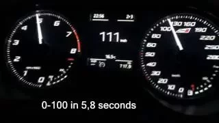 2016 Seat Ibiza CUPRA 1,8TSI - 0-100kph Acceleration - (225HP/372NM) Test 2