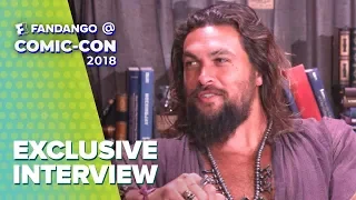 Jason Momoa's Kingdom is Full of Beer & Babies | 'Aquaman' Comic-Con 2018 Full Interview