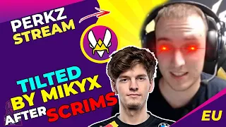 VIT Perkz TILTED by XL Mikyx After Scrims 🤬