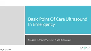 Basic PoCUS 4: Basic Cardiac Ultrasound