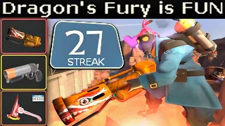 The Dragon's Fury is FUN🔸Team Fortress 2 Gameplay (TF2)