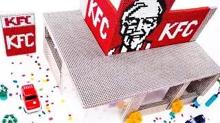 Satisfying Video | How to make Rainbow TURTLE FOUNTAIN KFC from Magnetic Balls | Rainbow Satisfying