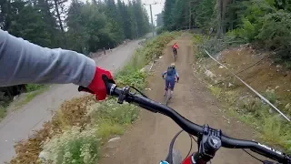 150-Woman Party Shred On Whistler's A-Line at Crankworx