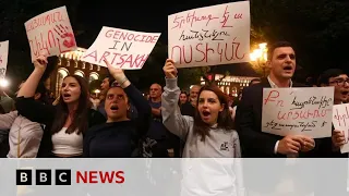 Armenia anti-government protests continue - BBC News