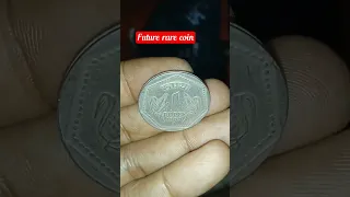 one rupee coin 1989 noida mint....