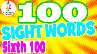 100 SIGHT WORDS for Kids | High Frequency Words for Children