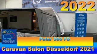 2022 Polar 560 FD Caravan Interior and Exterior Walkaround Caravan Salon Düsseldorf 2021