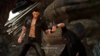 Final Fantasy XV - The Archaeon: Noctis & Gladiolus Find a Way Forward Titan Action Sequence