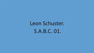 Leon Schuster - S.A.B.C. 01.