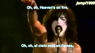 KISS-Heaven's On Fire (Sub. Inglés-Español)