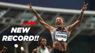 Gabby Thomas Shatters Records with Lightning-Speed 200 Meters Run! You Won't Believe Your Eyes