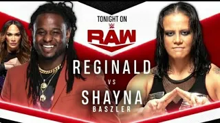 Reginald vs Shayna Baszler - WWE Raw 31/05/21 en Español