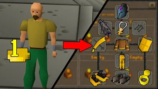 How Rich Can I Become in F2P Starting with Only 1GP? -  F2P Flipping to Max Set #1 [OSRS]