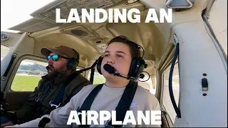 Learning How To Land An Airplane! || Cessna 172 Touch N’ Goes