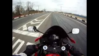 Разгон Honda CBR 600 RR до 200 км/ч