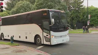 Migrants from Texas bused to Kamala Harris' home ahead of Title 42 ending