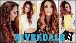 toni topaz pink hairstyles & coming out | the cw RIVERDALE Tutorial