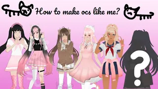 How i make my ocs & how to make renders | Yandere Simularor Tutorial