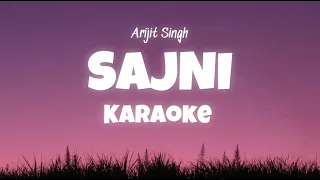 Sajni - Karaoke | Unplugged Karaoke | With Lyrics | Laapata Ladies | Arijit  Singh | Trending Song