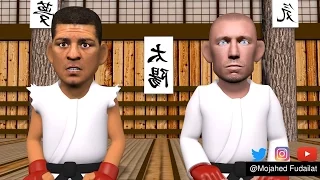 MMA Comedy Animations : We Were Brothers - Nick Diaz VS George st pierre  the untold Story