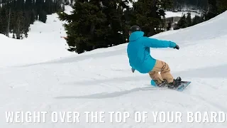 How To Keep Your Weight Over The Top Of Your Board