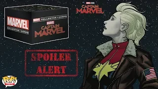 Marvel Funko Collector Corps Captain Marvel Box Spoilers! Another Goose Funko Pop!