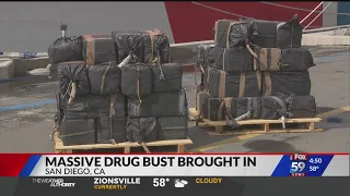 Million dollar drug bust made by Coast Guard in California