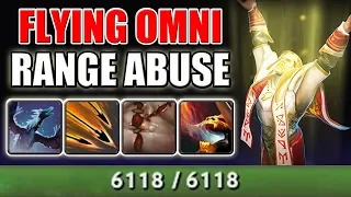 Flying 6000 HP Beast [Imba Attack Range Omniknight] Melee Hero Arctic Burn | Dota 2 Ability Draft