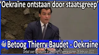 Betoog Thierry Baudet - Debat over de situatie in Oekraïne Rusland conflict Tweede Kamer