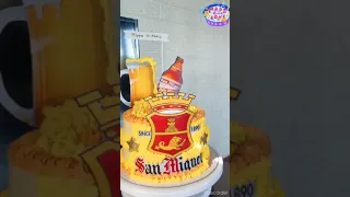 SanMig Beer Themed Cake || Beer Cake||Tasty Homemade Sweets||