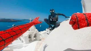 SPIDERMAN fights VENOM in Real Life - Parkour POV Battle